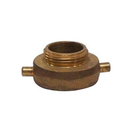 APACHE 2-1/2" FNST x 1-1/2" MNST Brass Hydrant Adapter 46036018